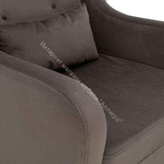 Кресло Leset Галант  Velur V23 венге