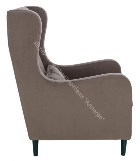 Кресло Leset Галант  Velur V23 венге