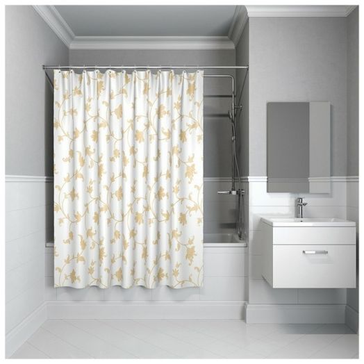 Занавеска для ванной 2000х2000 Elegant Gold IDDIS SCID131P