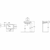Раковина Jacob Delafon Rythmik 60х37 EXR112-00 схема 4