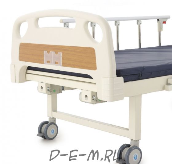 Кровать электрическая Med-Mos DB-7 (MЕ-2018Н) (2 функции) с полкой и накроватным столиком