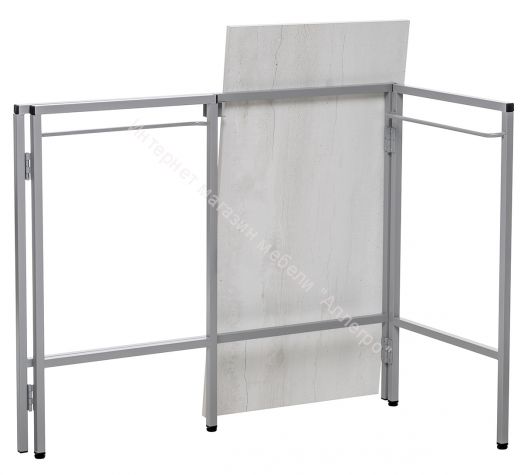 Стол раскладной Leset Энзо 800 Бетон Пайн Светлый