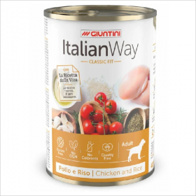 Влажный корм для собак Italian Way c курицей и рисом