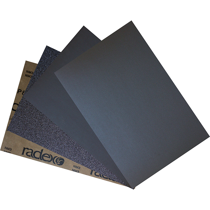 Radex WPF Водостойкая шлифовальная бумага 230мм x 280мм Р120, в упаковке 25шт.