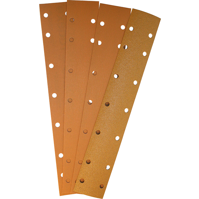 Radex Абразивный материал в полосках, 70мм. x 420мм., 14 отверстий, P500, в упаковке 100шт.