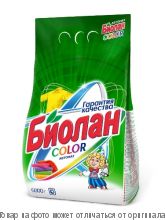 БИОЛАН Автомат Колор.Стиральный порошок 6000гр мягкая упак.
