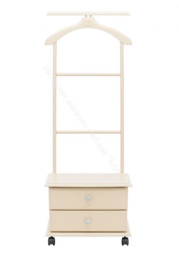 Вешалка напольная с тумбой Leset Ричмонд слоновая кость