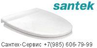 1.WH30.2.199 Сиденье Santek  Лига (полипропилен) пластиковый крепеж