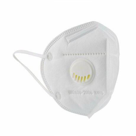 Полумаска фильтрующая (респиратор) KN95 с клапаном FFP2