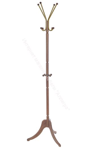 Вешалка напольная Leset Галант-2 орех