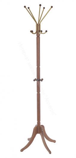 Вешалка напольная Leset Галант-3 орех