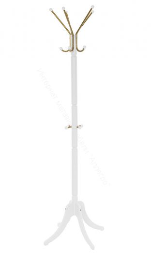 Вешалка напольная Leset Галант-3 белый