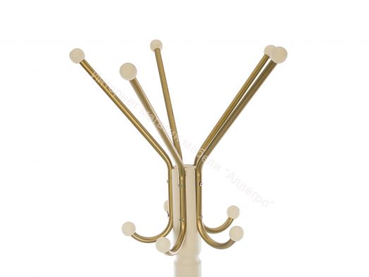 Вешалка напольная Leset Галант-3 слоновая кость