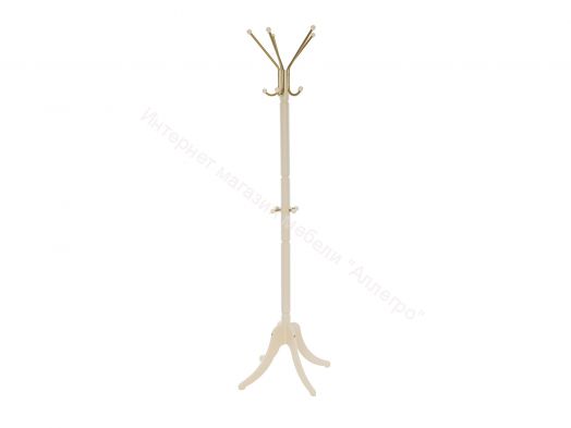 Вешалка напольная Leset Галант-3 слоновая кость