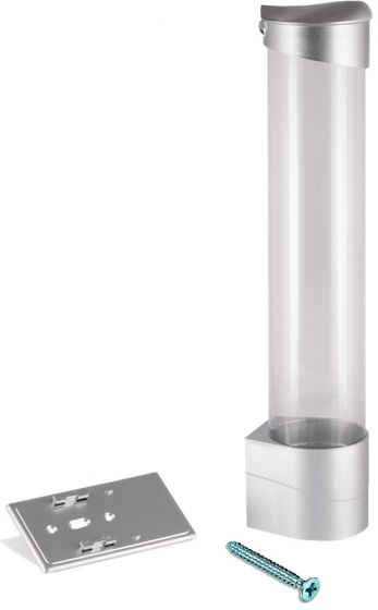 Стаканодержатель для кулера серебро на шурупах