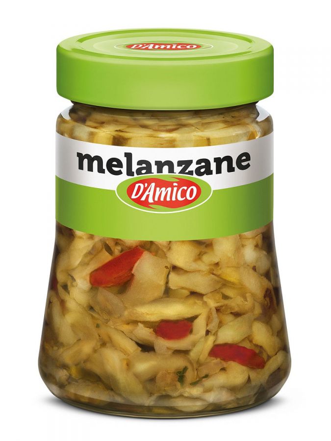 Баклажаны резаные 280 г, Melanzane D'Amico 280 g