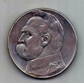 10 злотых 1934 Польша Редкость XF