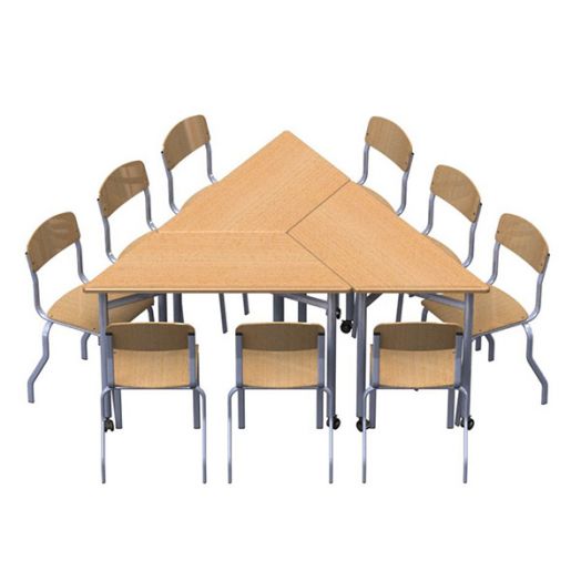 Комбинация столов для групповых занятий IT-K13 1551х1551х580/820 мм