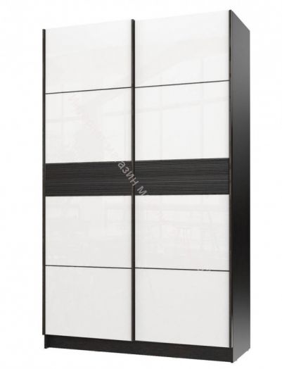 Шкаф-купе "Марвин-3 Белый глянец/Дуб феррара (1432)