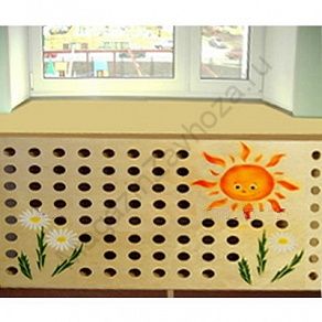 РЕШЕТКА ДЕТСКАЯ РАДИАТОРНАЯ(ФАНЕРА) М-2