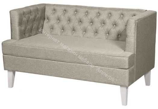 Диван Фьюджи бежевый ножки белые