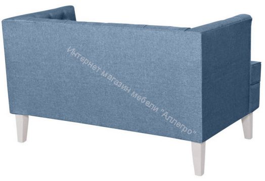Диван Фьюджи деним ножки белые