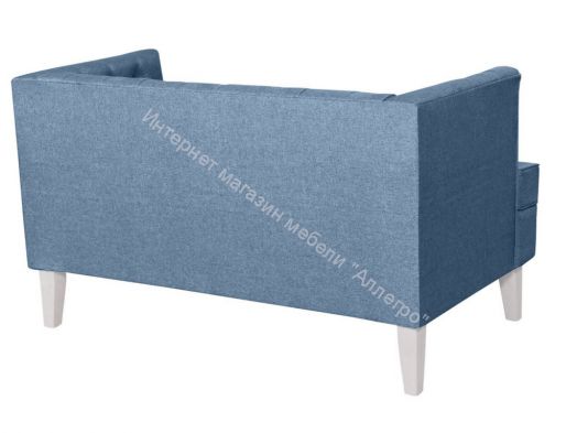 Диван Фьюджи деним ножки белые