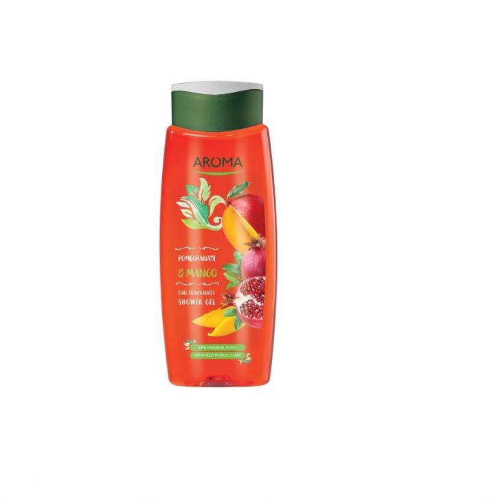 AROMA POMEGRANATE & MANGO Гель для душа с гранатом и манго 400 мл