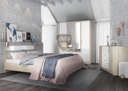 Комод "Софи" СКМ.1200.1 4 ящика, 2 двери