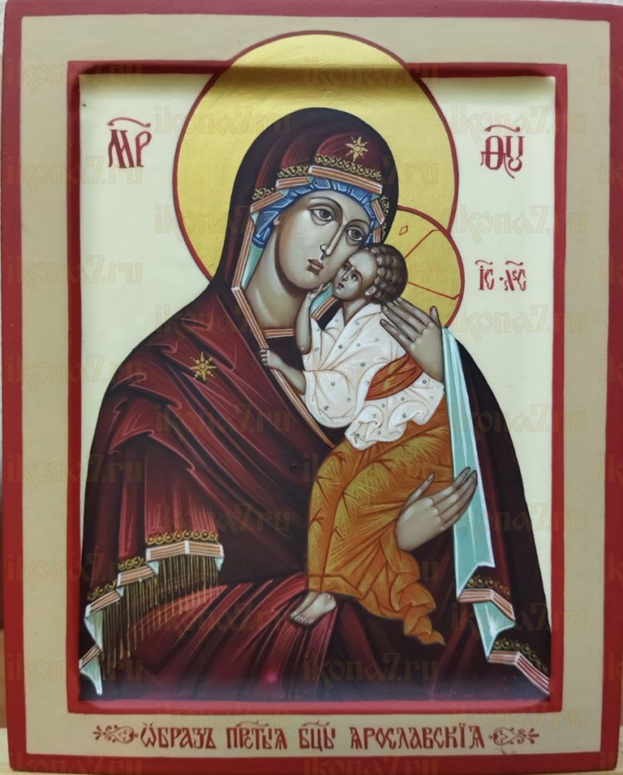 Ярославская икона Божией Матери (13*16см)(наличие) (рукописная)