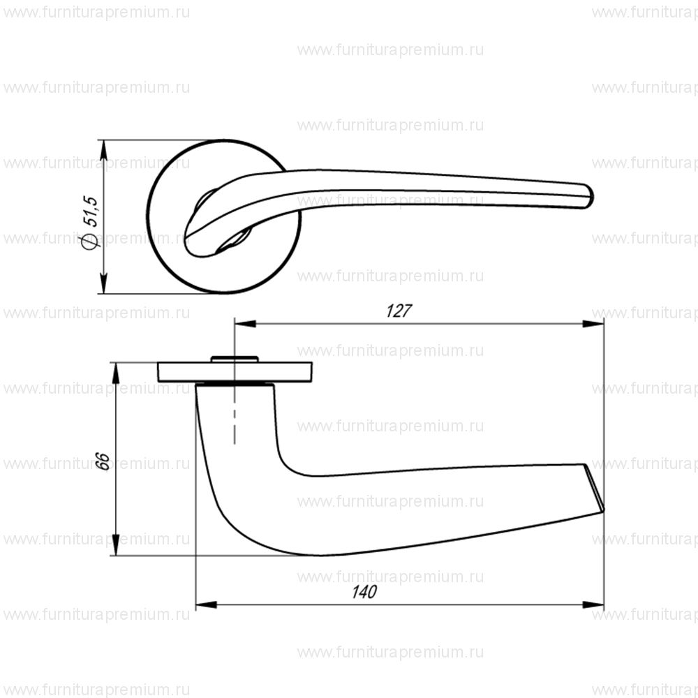 Ручка Armadillo Twin URS Black