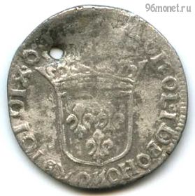 Франция 1/12 экю (10 солей) 1643-1715
