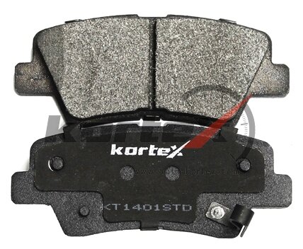 Колодки тормозные задние дисковые Hyundai Solaris KT1401STD Kortex