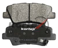 Колодки тормозные задние дисковые Hyundai Solaris KT1401STD Kortex