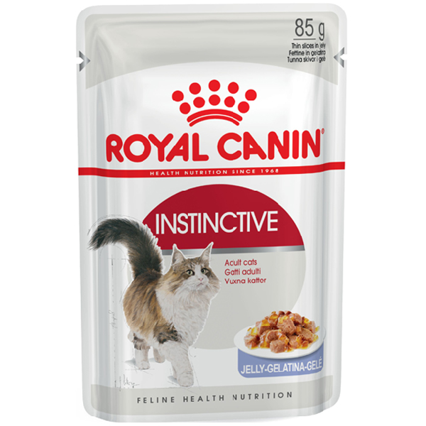 Влажный корм для кошек Royal Canin Instinctive кусочки в желе 85 гр