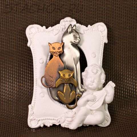 Брошь "Три кошки" (K&T США)