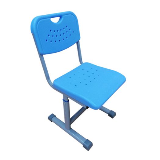 ЛСОШ-30-1 Стул ученический регулируемый (Антивандальный Двухслойный Дышащий голубой пластик)