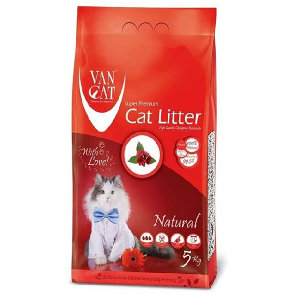 Комкующийся наполнитель Van Cat Natural