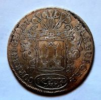 8 шиллингов 1727 Гамбург Германия XF