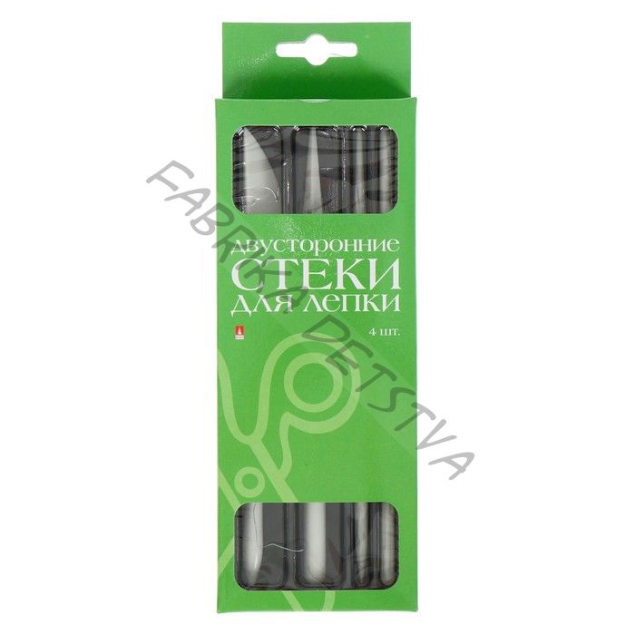 Стеки для лепки двусторонние пластиковые, набор 4 штуки