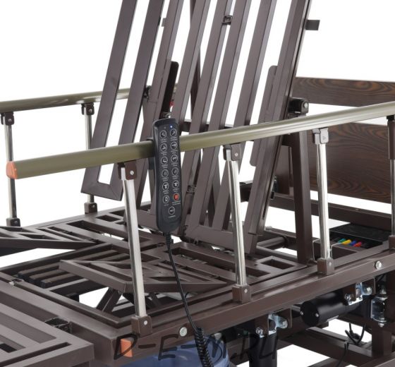 Кровать электрическая Med-Mos DB-11А (МЕ-6528H) ЛДСП Венге с регулировкой высоты