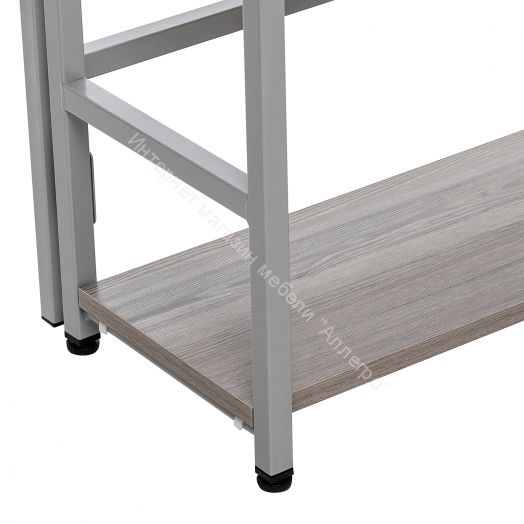 Стеллаж раскладной Leset Пако 1200 трапеция Атлас Светлый