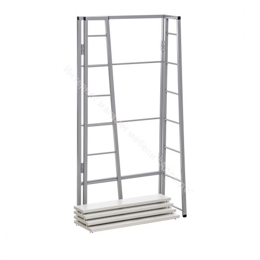 Стеллаж раскладной Leset Пако 1200 трапеция Бетон Пайн Светлый