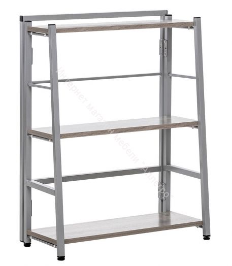 Стеллаж раскладной Leset Пако 800 трапеция Атлас Светлый