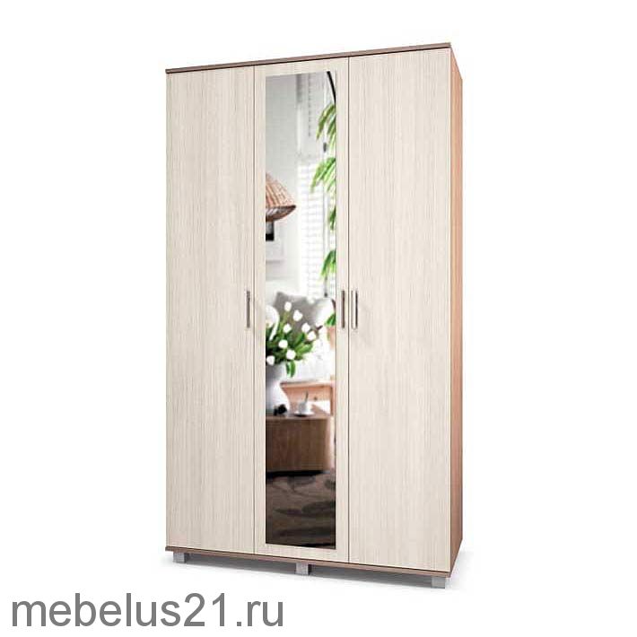 Шкаф 3-х створчатый  с зеркалом Е-31