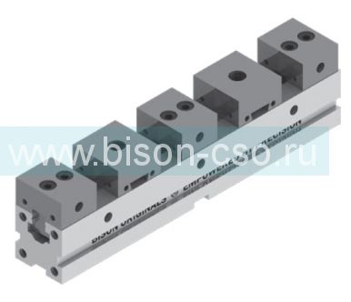 Станочные тиски 6852-50-600 Bison-Bial Польша модульная система зажима