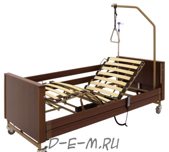 Кровать электрическая Med-Mos YG-1 5 функций (КЕ-4024М-11) коричневый