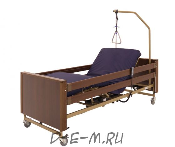 Кровать электрическая Med-Mos YG-1 5 функций (КЕ-4024М) коричневый