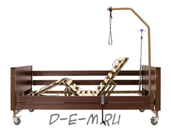 Кровать электрическая Med-Mos YG-1 5 функций (КЕ-4024М) коричневый