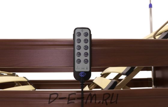 Кровать электрическая Med-Mos YG-1 5 функций (КЕ-4024М) коричневый